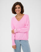 KAFFE Genser Lizza Mai - Pink Frosting