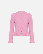 KAFFE Cardigan Emma Frill - Pink Frosting Melange