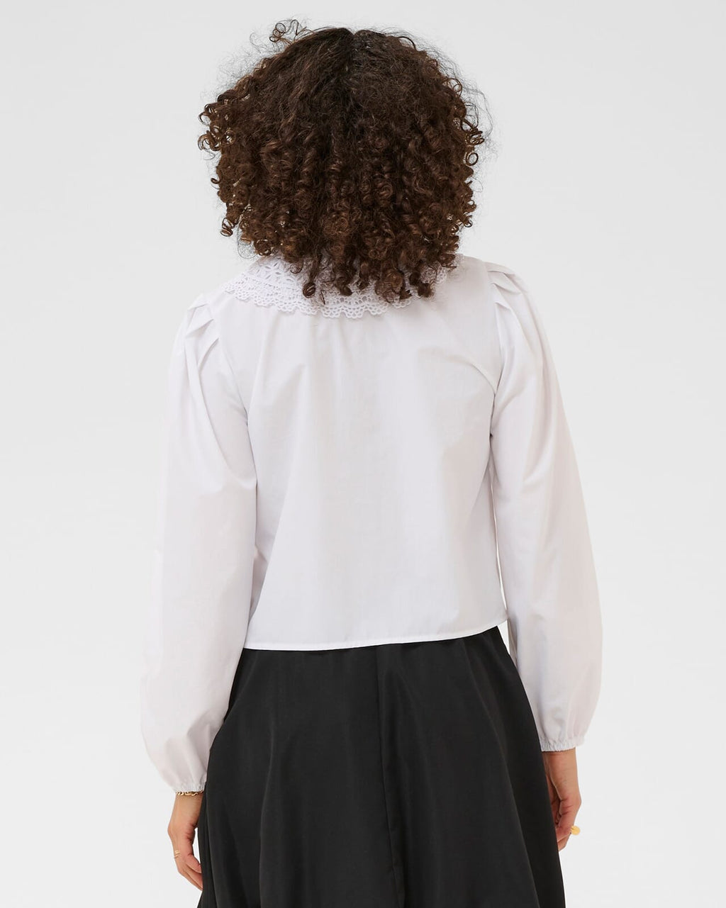 KAFFE Bluse Orla - Optical White