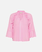 KAFFE Bluse Flora - Pink Frosting