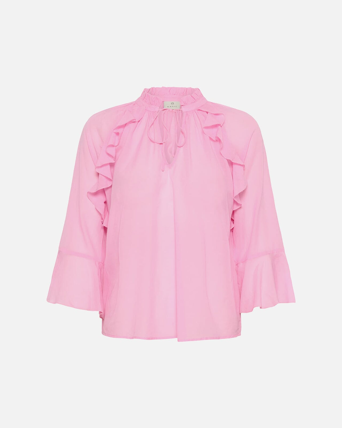 KAFFE Bluse Flora - Pink Frosting
