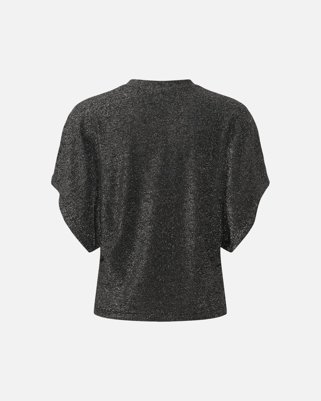 KAFFE Topp Rebecca T-shirt - Silver black glitter