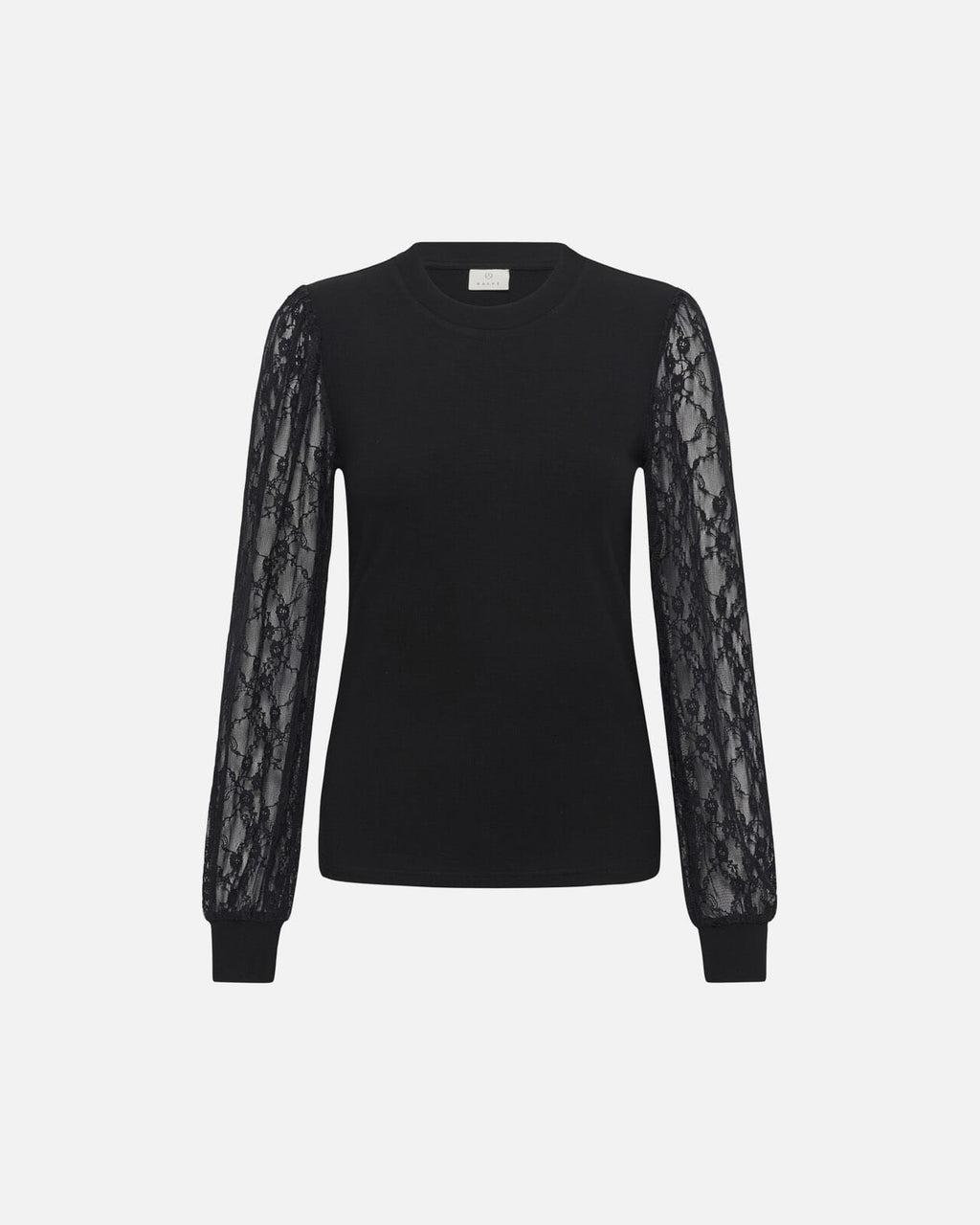KAFFE Bluse Liana Lace - Black Deep