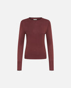 KAFFE Genser Lizza Knit Pullover - Port
