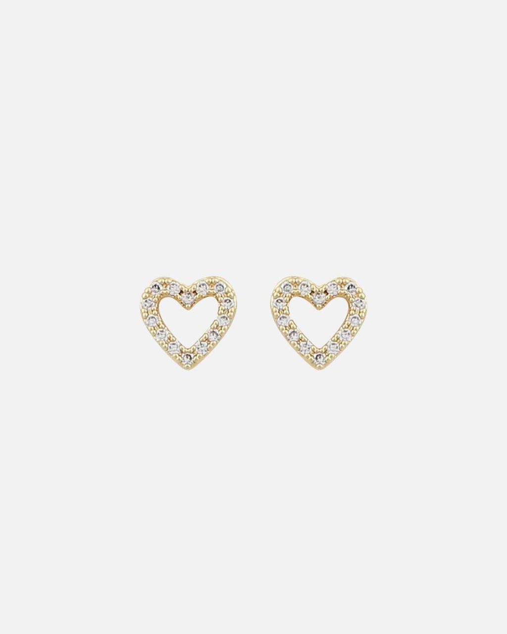 Snö of Sweden Øredobber Valentina Small Earring - Gold/ Clear