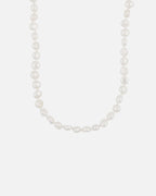 Snö of Sweden Kjede Florence Pearl - Silver/ White