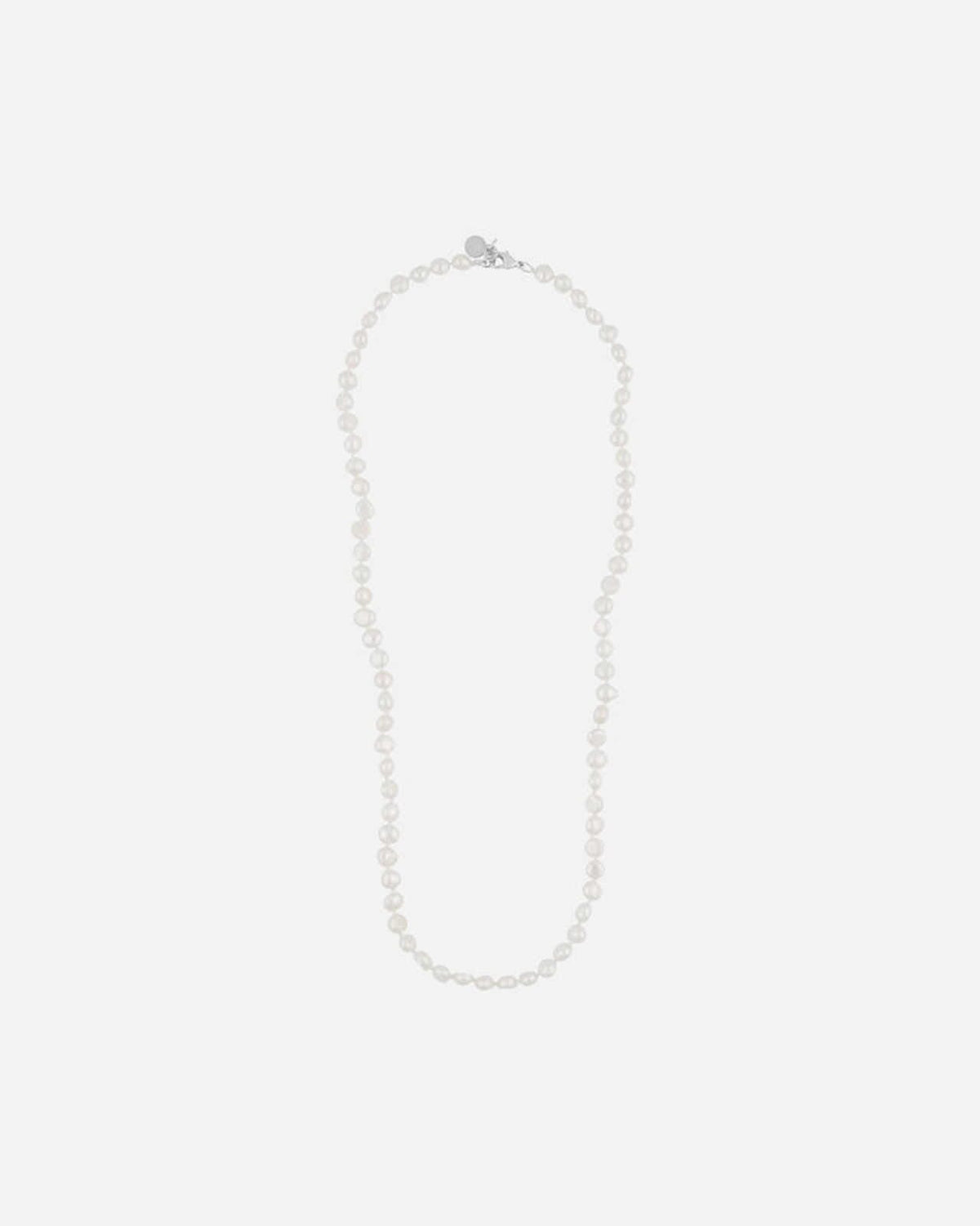 Snö of Sweden Kjede Florence Pearl - Silver/ White