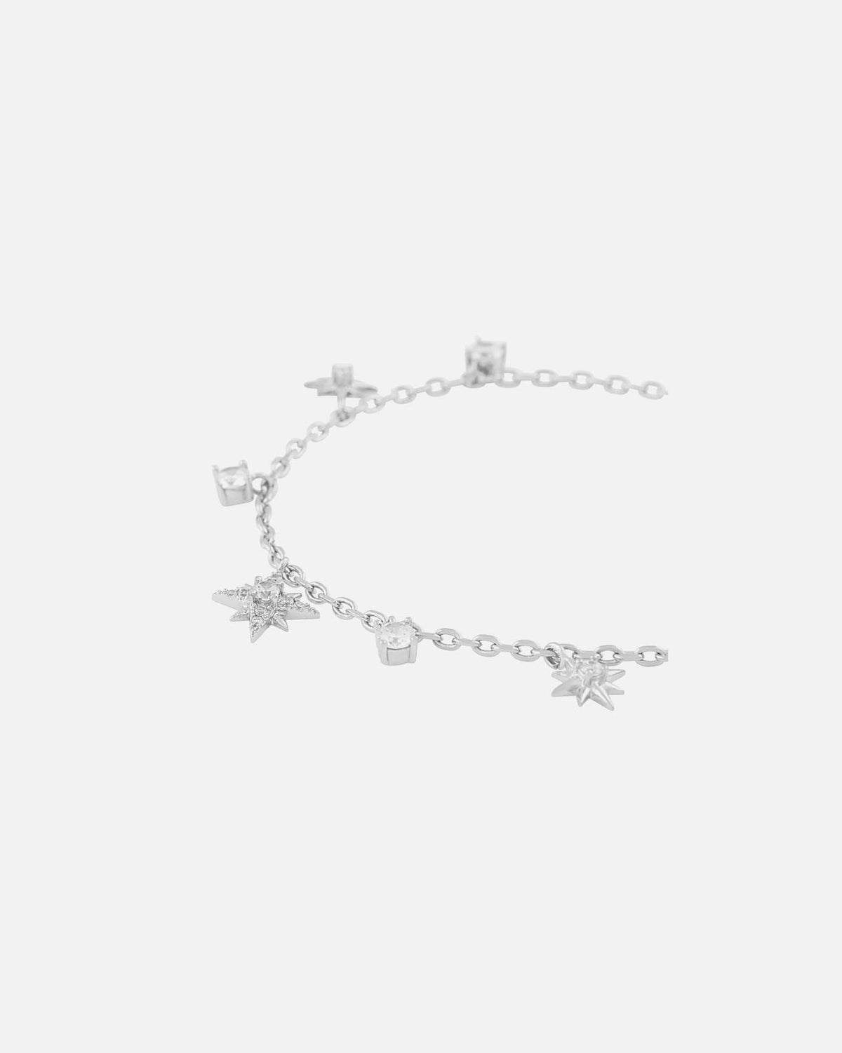 Snö of Sweden Armbånd Stellaris Charm Brace - Silver/ Clear