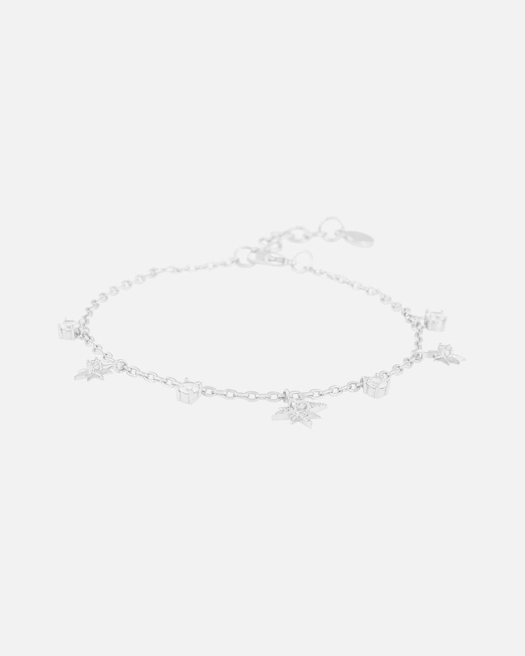 Snö of Sweden Armbånd Stellaris Charm Brace - Silver/ Clear