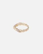Snö of Sweden Ring Twist - Gold/ Clear