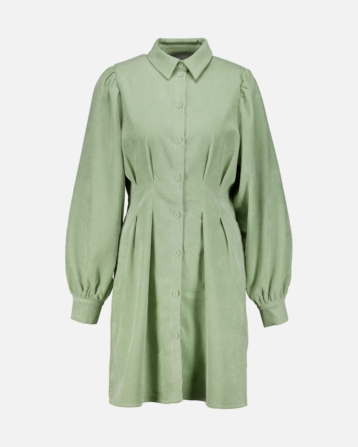 VILA Skjortekjole Cordu L/S Shirt - Smoke Green