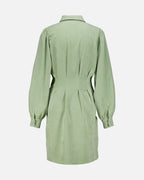 VILA Skjortekjole Cordu L/S Shirt - Smoke Green