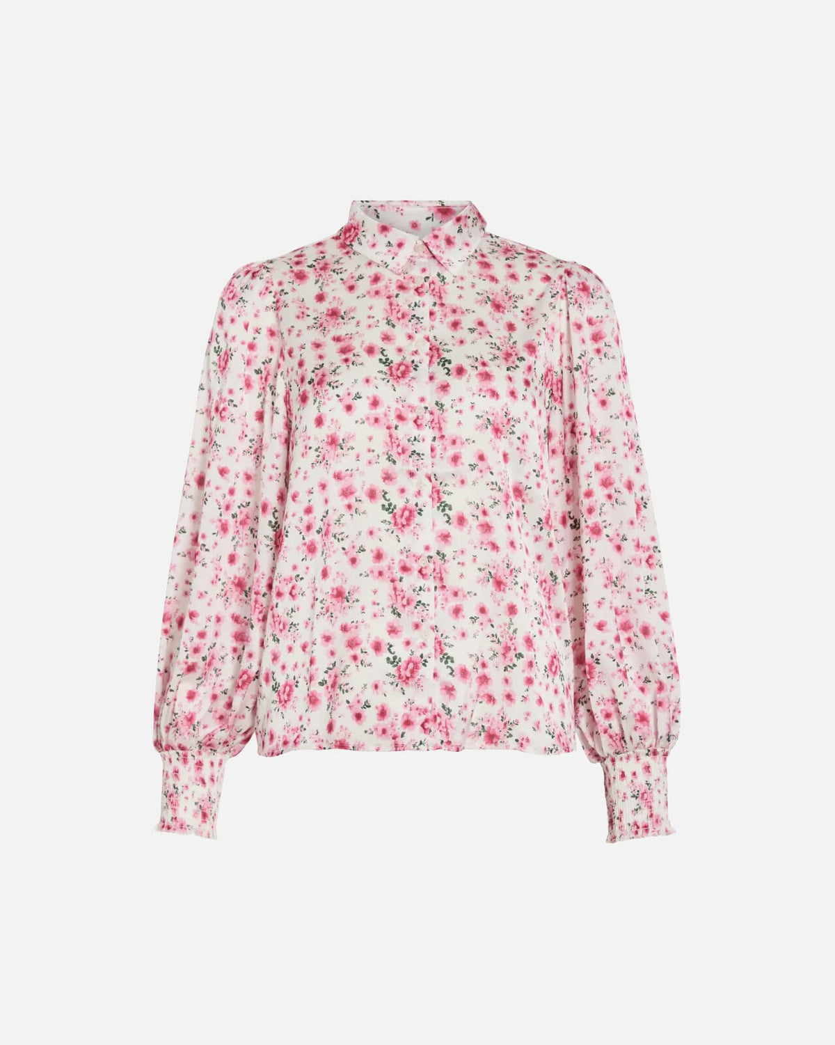 VILA Skjorte Kenzie L/S - Cherry Blossom/ Fia