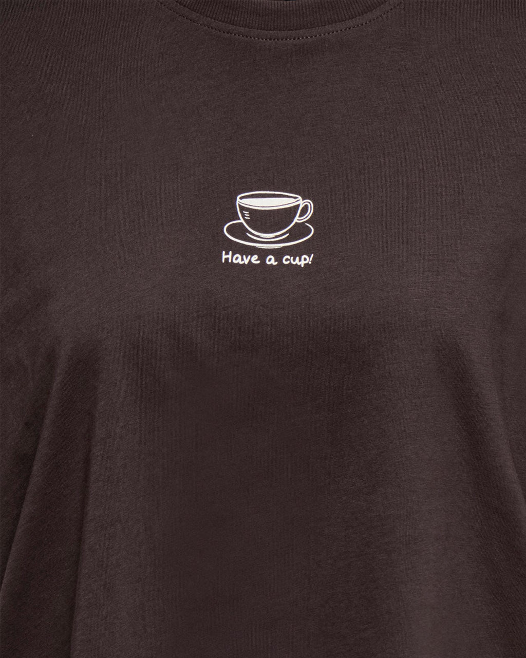 ONLY T-skjorte Vivvi - Seal Brown Coffee