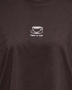 ONLY T-skjorte Vivvi - Seal Brown Coffee