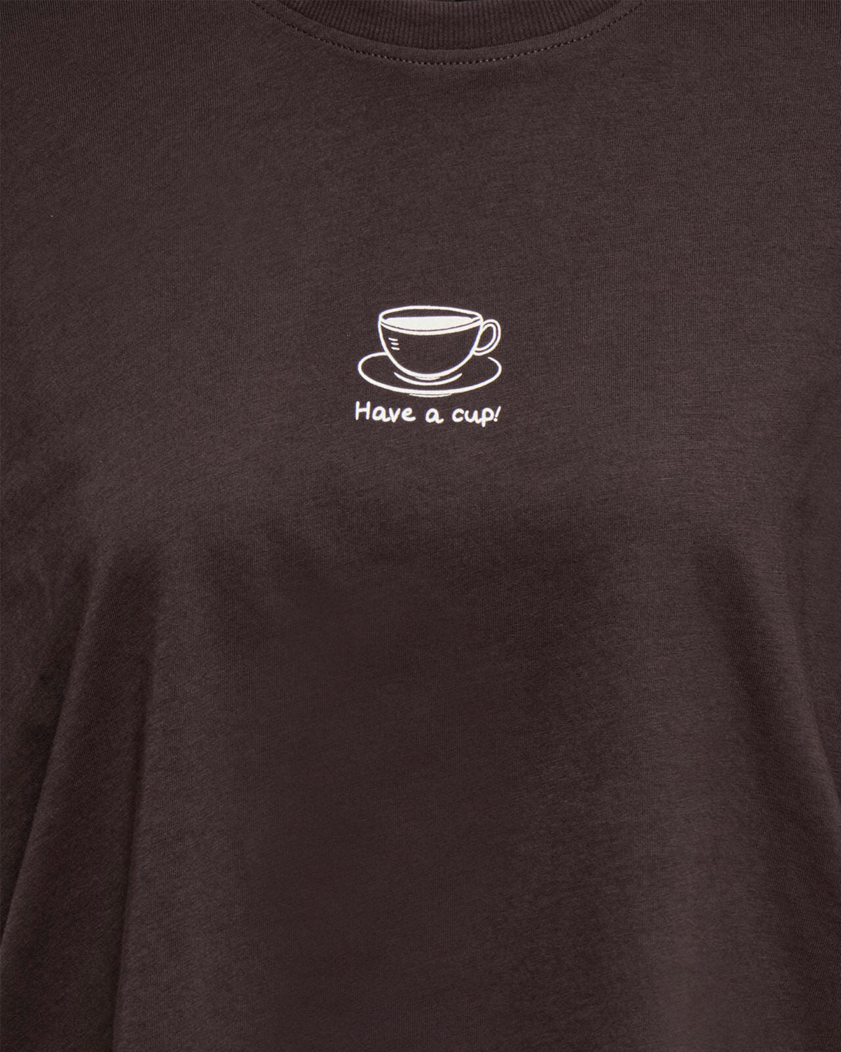 ONLY T-skjorte Vivvi - Seal Brown Coffee