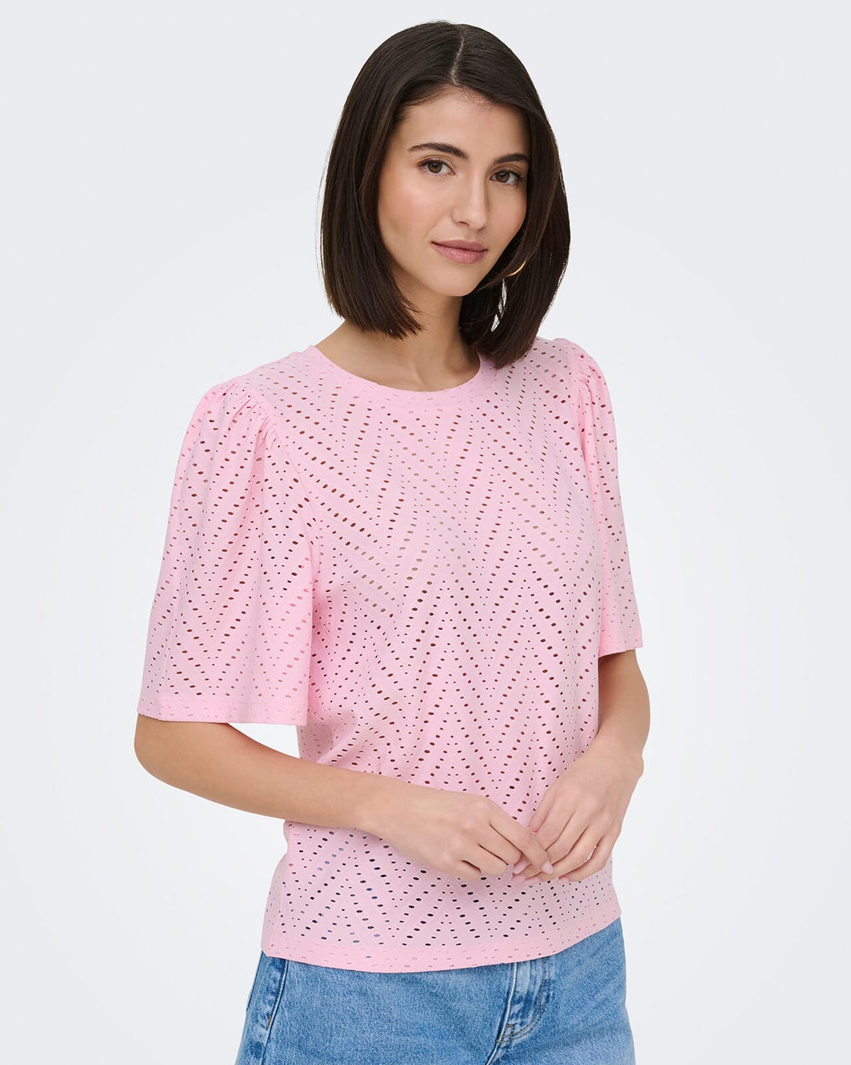 JDY Topp Carla Cathinka S/S - Fairy Tale