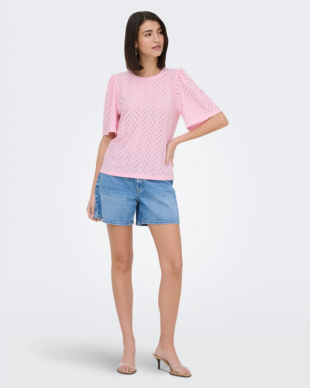 JDY Topp Carla Cathinka S/S - Fairy Tale