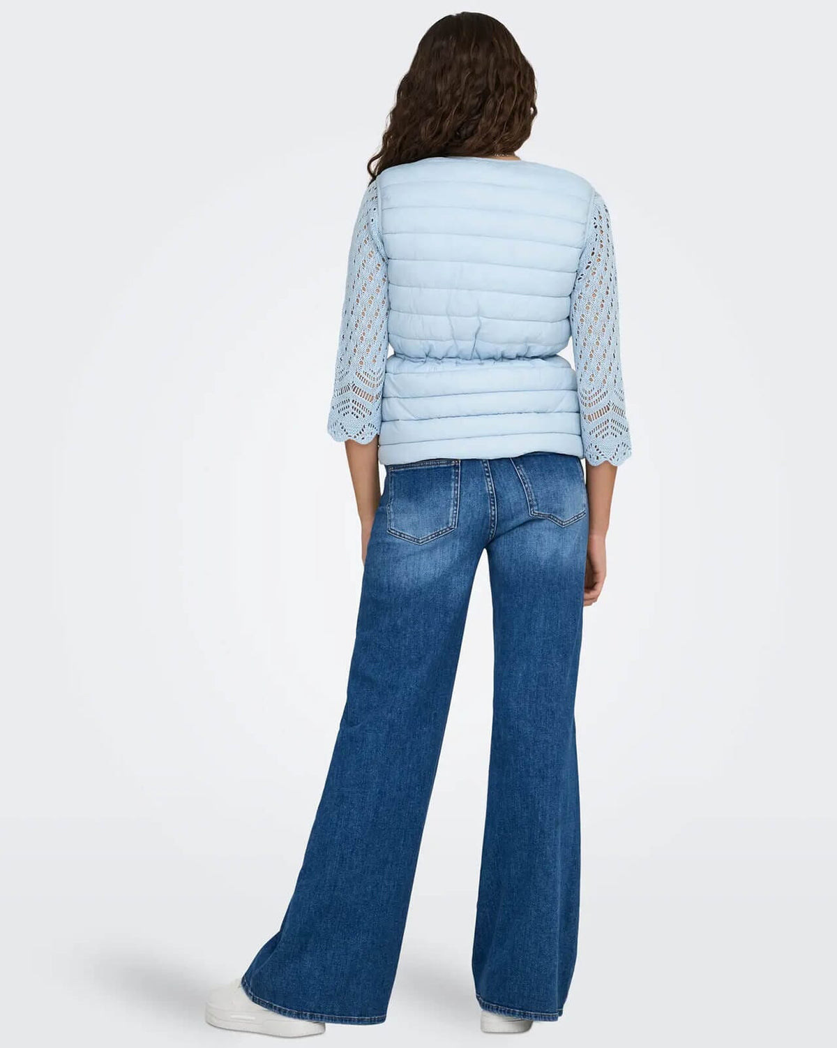JDY Vest Renee Quilt Waistcoat - Cashmere Blue