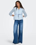 JDY Vest Renee Quilt Waistcoat - Cashmere Blue