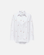 ONLY Skjorte Oregon Alva - Bright White/ Flower Emb