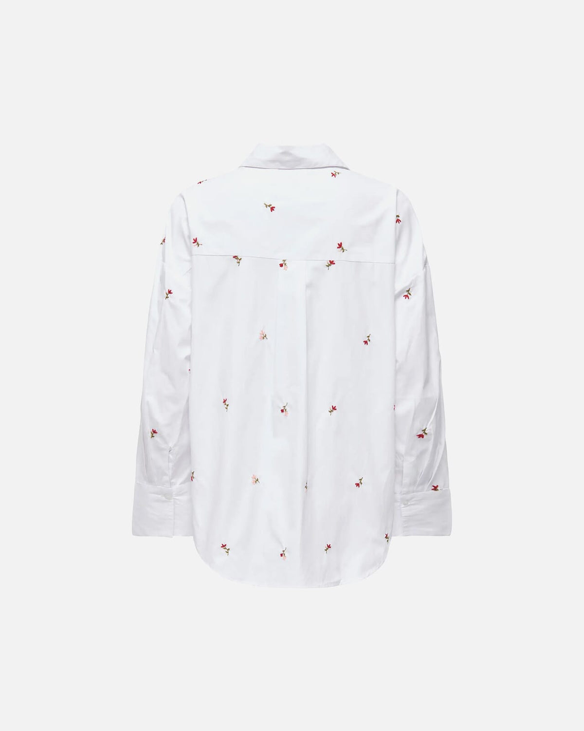 ONLY Skjorte Oregon Alva - Bright White/ Flower Emb