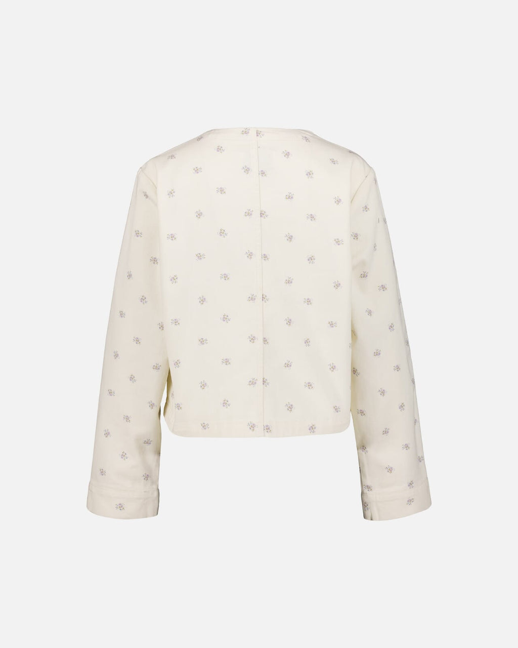 ONLY Denimjakke Naomi AOP O-jacket - Egret Flower