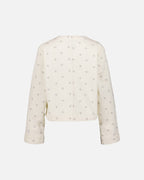 ONLY Denimjakke Naomi AOP O-jacket - Egret Flower
