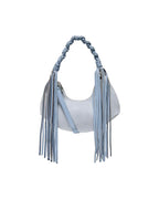 ONLY Veske Filiz Fringes Fringes Shoulder Bag - Soft Chambray