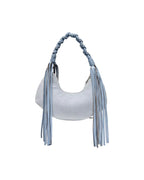 ONLY Veske Filiz Fringes Fringes Shoulder Bag - Soft Chambray