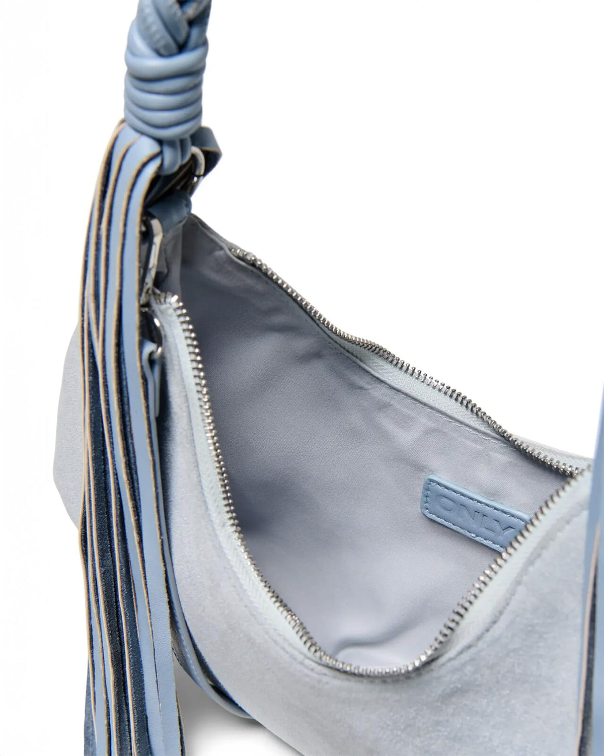 ONLY Veske Filiz Fringes Fringes Shoulder Bag - Soft Chambray