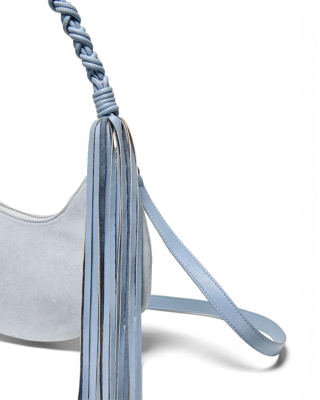 ONLY Veske Filiz Fringes Fringes Shoulder Bag - Soft Chambray