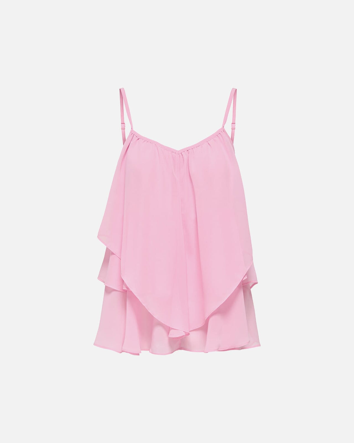 JDY Topp Elvira Layer L/S Layer Top - Bonbon