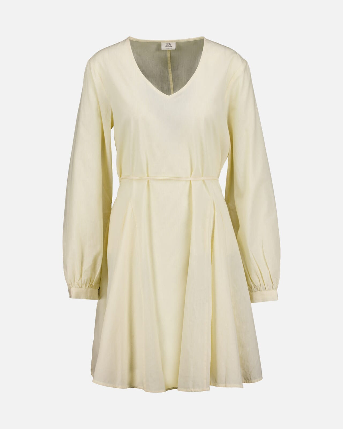 JDY Kjole Kalinka LS Flared - Double Cream/ White