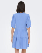 JDY Kjole Theis Life 2/4 Lace - Blue Bonnet