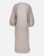 ONLY Midikjole Rolly Stripe  L/S Midi Stripe Dress - Chocolate Martini/ Cloud Dancer
