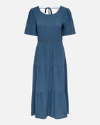 JDY Midikjole Theis 2/4 Life Dia - Vintage Indigo