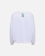 ONLY Collegegenser Deborah New L/S Club O-neck - Light Grey Melange/ Sardinas