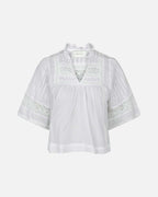NEO NOIR Bluse Siama S Voile - White