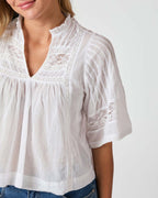 NEO NOIR Bluse Siama S Voile - White