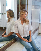 NEO NOIR Bluse Siama S Voile - White