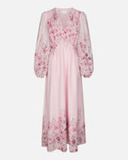 NEO NOIR Maxikjole Silfi Flower Print - Dusty Rose