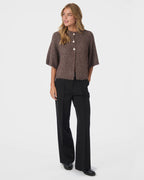 NEO NOIR Cardigan Benuta Fluffy Knit - Light Brown