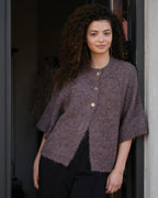 NEO NOIR Cardigan Benuta Fluffy Knit - Light Brown