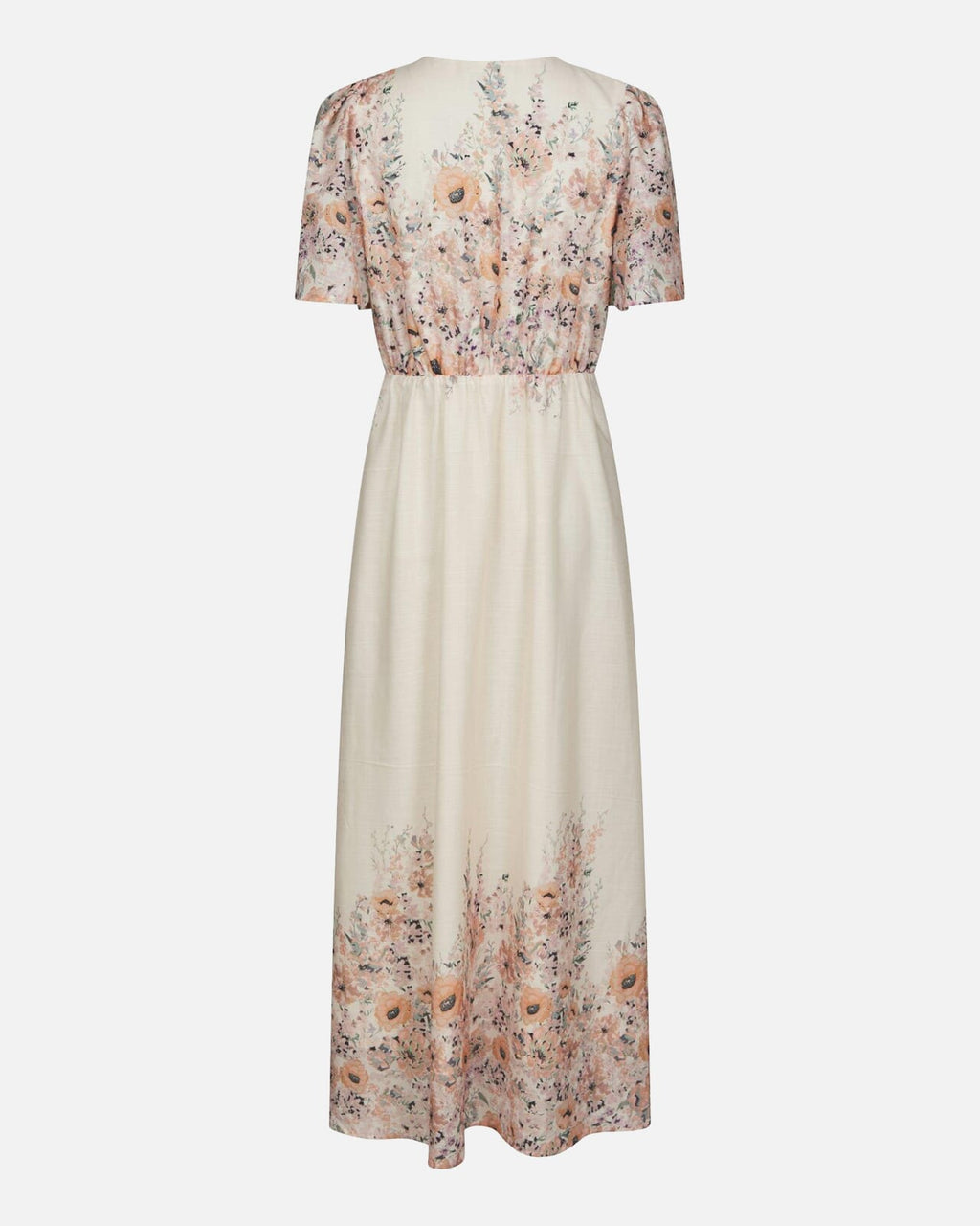 NEO NOIR Maxikjole Serna Flower Print - Burned Powder