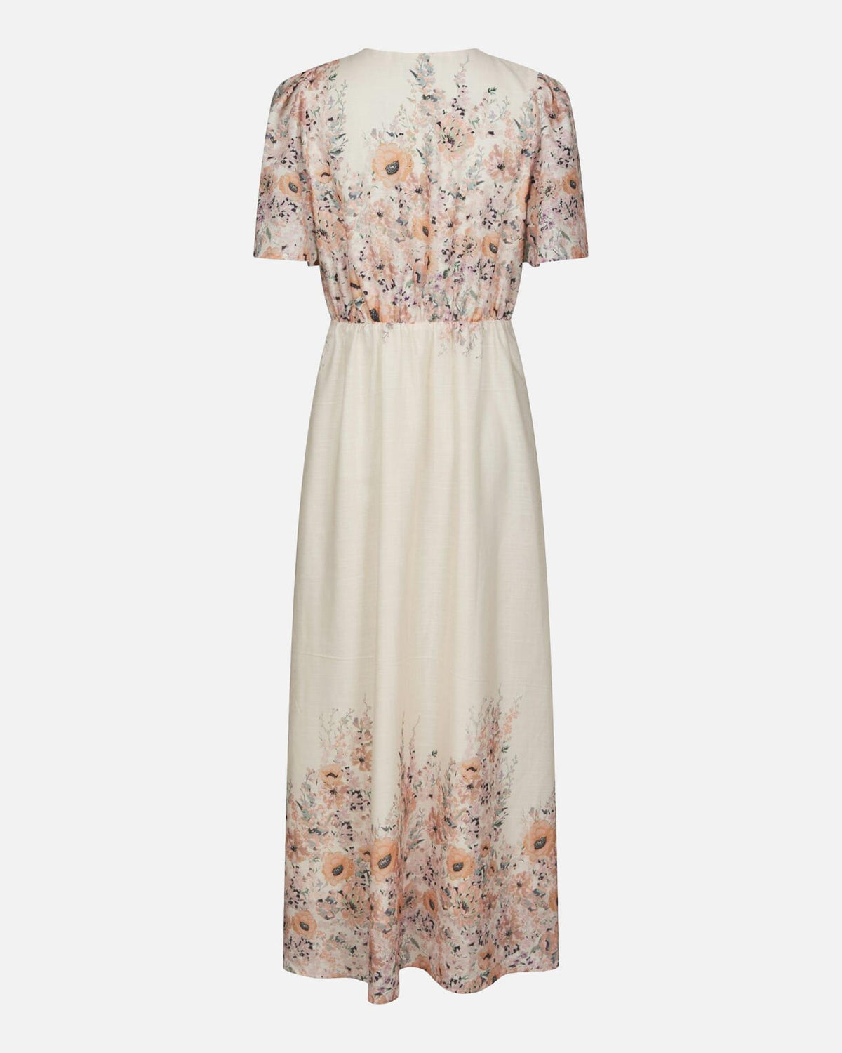 NEO NOIR Maxikjole Serna Flower Print - Burned Powder