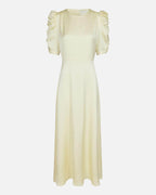 NEO NOIR Maxikjole Benuti Solid - Light Yellow