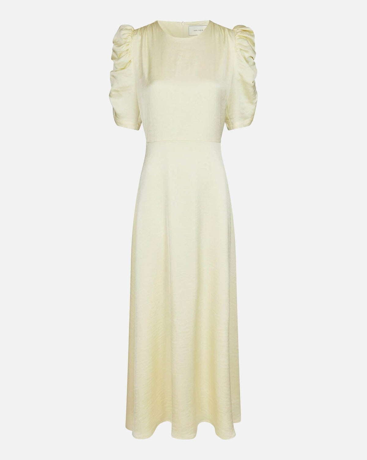 NEO NOIR Maxikjole Benuti Solid - Light Yellow