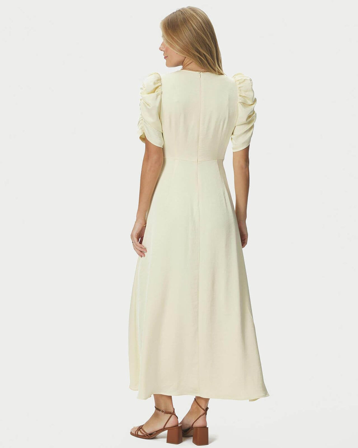 NEO NOIR Maxikjole Benuti Solid - Light Yellow