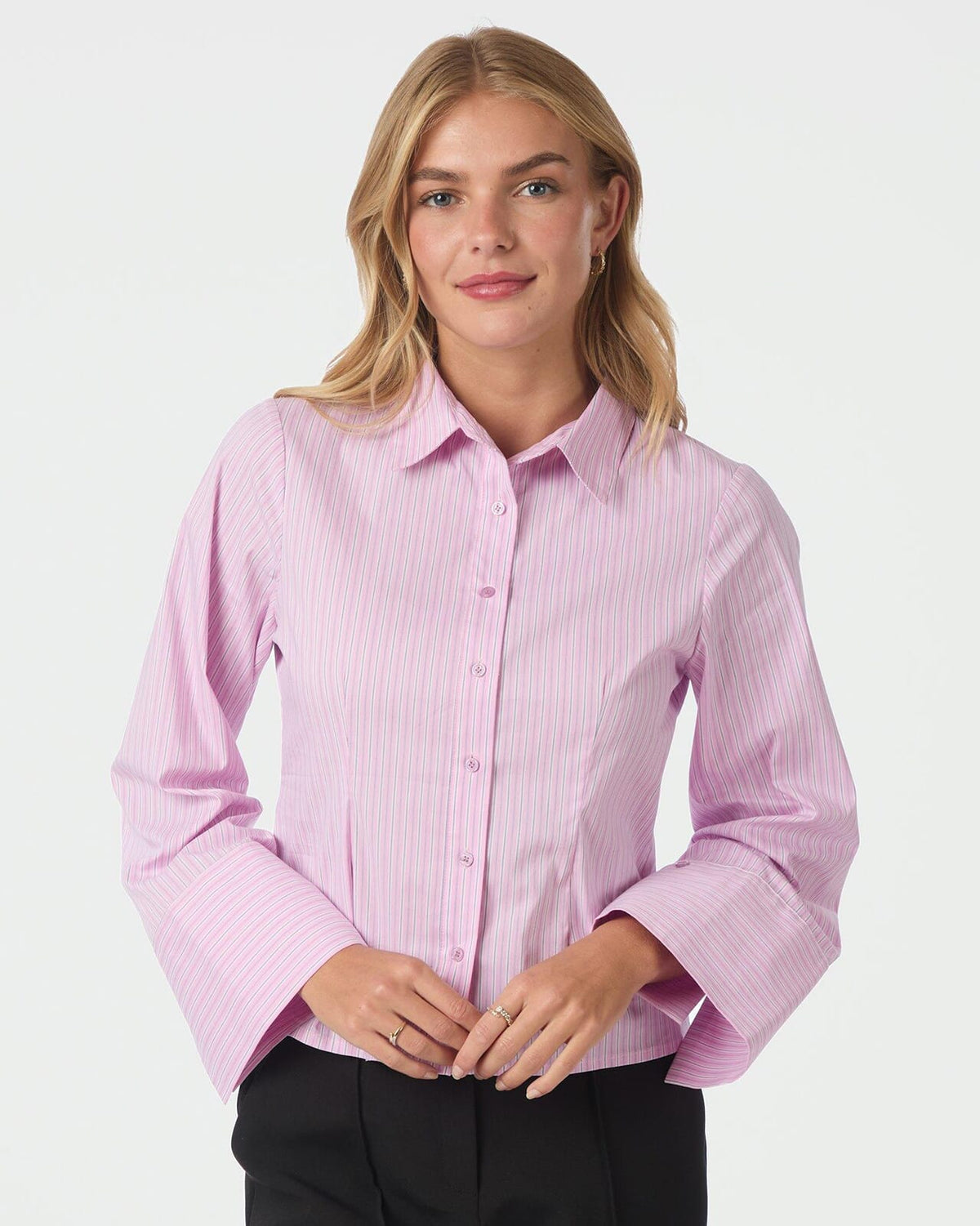 NEO NOIR Skjorte Rosa - Light Pink